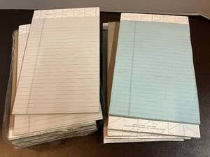 lot 66 image: 5 x 8 Writing Pads