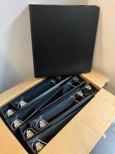 lot 62 image: 1.5 Black Three-Ring Binders