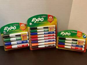 lot 61 image: Expo Magnetic and Eraser Markers