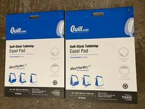lot 28 image: Self-Sticky Tabletop Easel Pads