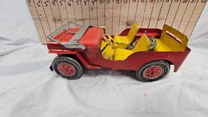 lot 25 image: 40s-50s Mark Willys Jeep with Spare Tire