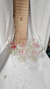 lot 71 image: Lot of 4 Budweiser Beer Goblets, and Grain Belt Mug