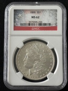 lot 4 image: 1888 Morgan Dollar NGC MS62