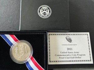 lot 34 image: 2011-S United States Army Half Dollar Proof