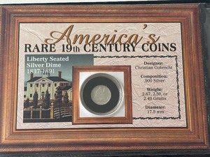 lot 89 image: 1891 Liberty Seated Dime
