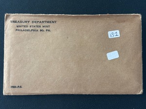 lot 93 image: 1958 Proof Set Unopened Envelope