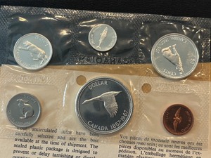 lot 100 image: 1967 Canadian Mint Set