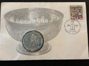 lot 109 image: 1993 Canada Stanley Cup Silver Dollar