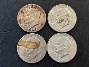 lot 112 image: Eisenhower Silver Dollars