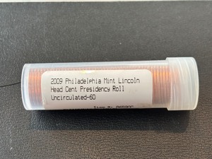 lot 145 image: 2009 Lincoln Cent Presidency Roll Uncirculated