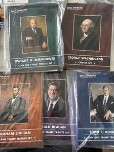 lot 164 image: Great American Presidents Tribute Sets
