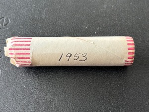 lot 167 image: 1953 Lincoln Cent Roll