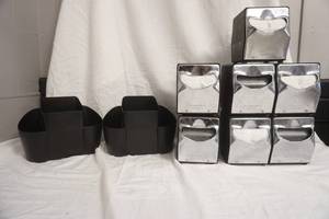 lot 286 image: Napkin Dispenser and Utensil Holders