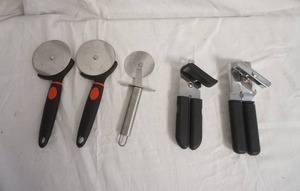 lot 296 image: Pizza Cutters and Can Openers