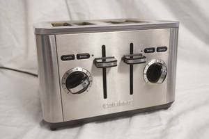 lot 324 image: Stainless Steel 4 Slice Toaster