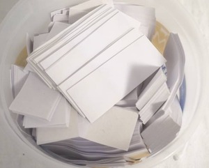 lot 357 image: Self-Adhesive Paper Napkin Bands (1 gallon bucket)
