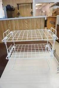 lot 99 image: White Rubber Coated Rack