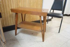 lot 101 image: Wooden Side Table