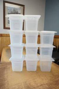 lot 116 image: (11ct) Poly 16 Food Pan & lids (deep)