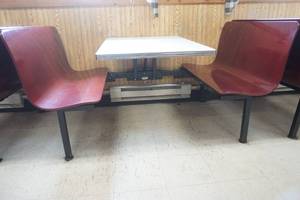 lot 147 image: Restaurant Booth (table and 2 benches)