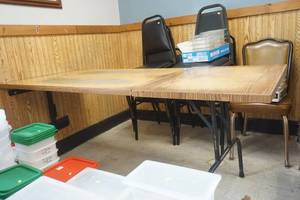 lot 149 image: Table Attached to the Wall (30x71)
