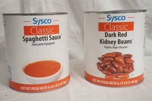 lot 177 image: Spaghetti Sauce & Kidney Beans