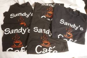 lot 184 image: Sandys Cafe Black T-Shirts XXL (5ct)