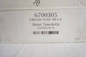 lot 194 image: Box of Moist Towelettes (nearly full box)