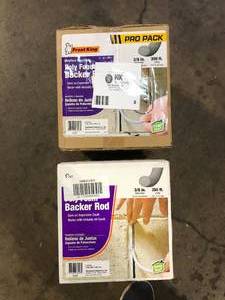 lot 8 image: Lot of Frost King EO 38 in. Dia x 350 ft. Contractor Pack Caulk Backer Rod   Customer Returns See Pictures