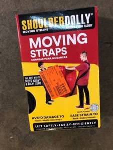lot 34 image: SHOULDER DOLLY ShoulderDolly 12 ft L x 5 in. W Moving Straps for items up to 800 Lb    Customer Returns See Pictures