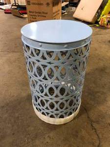 lot 46 image: Metal Garden Stool   Customer Returns See Pictures