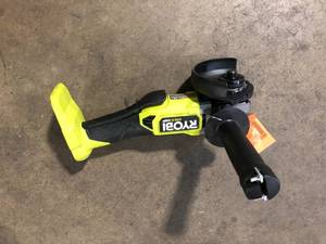 lot 51 image: RYOBI ONE HP 18V Brushless Cordless 4-12 in. Angle Grinder (Tool Only)  Customer Returns See Pictures