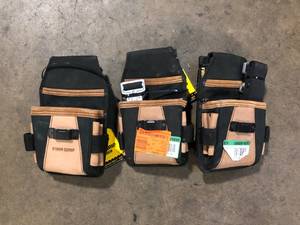 lot 52 image: Lot of FIRM GRIP Build-A-Rig Everyday Belt Kit (Includes Utility Pouch and Hammer Sleeve)   Customer Returns See Pictures