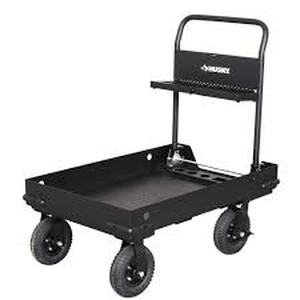 lot 13 image: Husky 38 in. W All-Terrain Folding Tool Cart    Customer Returns See Pictures