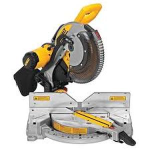 lot 29 image: DEWALT 15 Amp Corded 12 in. Compound Double Bevel Miter Saw   Customer Returns See Pictures