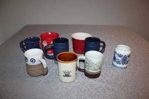 lot 69 image: Collection of 8 Assorted Ceramic Mugs and Steins