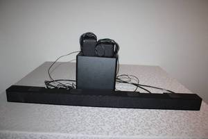 lot B-79 image: Soundbar Home Theater System with Subwoofer and Satellite Speakers