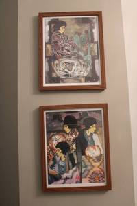 lot 134 image: Pair of Framed Southwestern Native American Art Prints