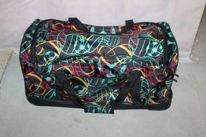 lot 235 image: Olympia Sports Duffle Bag with Colorful Pattern