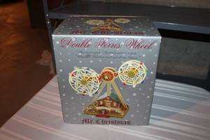 lot 250 image: Mr. Christmas Double Ferris Wheel Animated Holiday Decoration