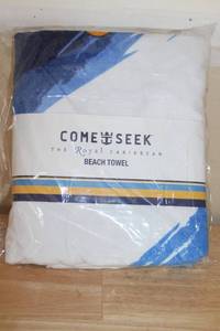 lot 293 image: Royal Caribbean Come Seek Beach Towel, Unopened