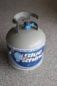 lot 295 image: Blue Rhino 15 lb Propane Tank