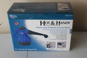 lot 320 image: Steam Fast Hot & Handy Steam Cleaner Model SF-220 in Box
