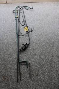 lot 328 image: Group of Metal Shepherd Hooks and Plant Hangers