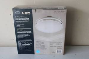 lot 329 image: Altair LED Decorative Energy Saving 14 Inch Flushmount Light Fixture