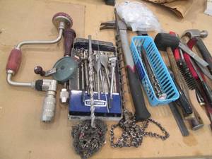 lot 206 image: Craftsman Wood boring bits, auger b...