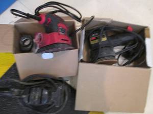 lot 209 image: Craftsman sheet sander, Skil detail...