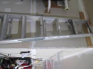 lot 299 image: Keller aluminum 8ft ladder...