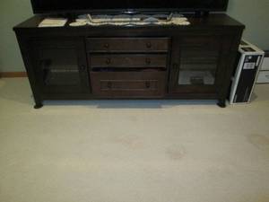 lot 13 image: Nice solid wood multimedia entertai...
