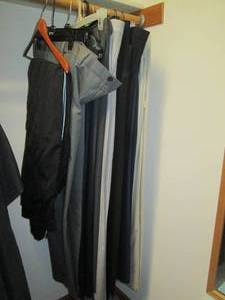 lot 80 image: A variety of Mens dress pants and ...